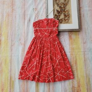 Anthro Girls FromSavoy Nostalgic Asterisks Dress 0